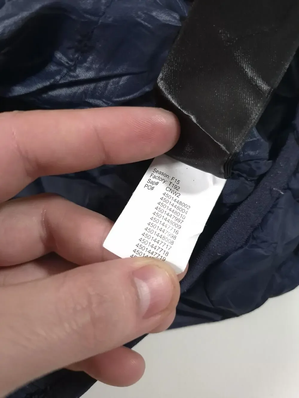 The North Face Jacket Mens Small Blue Primaloft Puffer Full Zip Lightweight